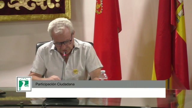 poster Intervención ciudadana Pleno Ordinario del 8 de Octubre de 2026
